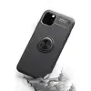 İphone 11 Pro Kılıf Range Yüzüklü Silikon - Siyah-kırmızı