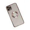 İphone 11 Pro Kılıf Slot Silikon - Rose Gold