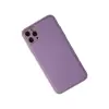 İphone 11 Pro Max Kılıf Coco Deri Silikon Kapak - Lila