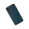 İphone 11 Pro Max Kılıf Coco Deri Silikon Kapak - Mavi
