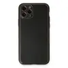 İphone 11 Pro Max Kılıf Coco Deri Silikon Kapak - Siyah