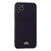 İphone 11 Pro Max Kılıf Kelvin Kartvizitli Silikon - Derin Mor