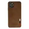 İphone 11 Pro Max Kılıf Loop Deri Silikon - Kahverengi