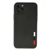 İphone 11 Pro Max Kılıf Loop Deri Silikon - Siyah
