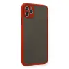 İphone 11 Pro Max Kılıf Montreal Silikon Kapak - Kırmızı