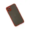 İphone 11 Pro Max Kılıf Montreal Silikon Kapak - Kırmızı