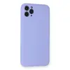 İphone 11 Pro Max Kılıf Nano İçi Kadife Silikon - Lila