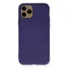 İphone 11 Pro Max Kılıf Nano İçi Kadife Silikon - Mor