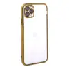 İphone 11 Pro Max Kılıf Razer Lensli Silikon - Gold