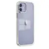İphone 12 Kılıf Element Silikon - Gümüş