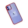 İphone 12 Kılıf Element Silikon - Kırmızı