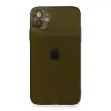 İphone 12 Kılıf Fly Lens Silikon - Siyah
