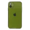 İphone 12 Kılıf Fly Lens Silikon - Yeşil