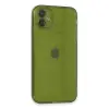 İphone 12 Kılıf Fly Lens Silikon - Yeşil