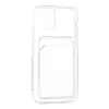 İphone 12 Kılıf Kart Şeffaf Silikon - Şeffaf