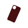 İphone 12 Kılıf Lansman Legant Silikon - Bordo