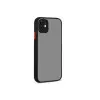 İphone 12 Kılıf Montreal Silikon Kapak - Siyah