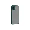 İphone 12 Kılıf Montreal Silikon Kapak - Yeşil