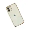 İphone 12 Kılıf Razer Lensli Silikon - Gold