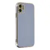 İphone 12 Kılıf Volet Silikon - Mavi