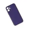 İphone 12 Mini Kılıf Coco Deri Silikon Kapak - Mor