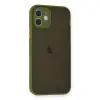 İphone 12 Mini Kılıf Montreal Silikon Kapak - Açık Yeşil