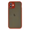 İphone 12 Mini Kılıf Montreal Silikon Kapak - Kırmızı