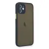 İphone 12 Mini Kılıf Montreal Silikon Kapak - Lacivert