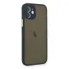 İphone 12 Mini Kılıf Montreal Silikon Kapak - Lacivert