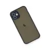 İphone 12 Mini Kılıf Montreal Silikon Kapak - Lacivert
