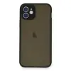 İphone 12 Mini Kılıf Montreal Silikon Kapak - Siyah