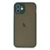 İphone 12 Mini Kılıf Montreal Silikon Kapak - Yeşil
