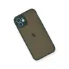 İphone 12 Mini Kılıf Montreal Silikon Kapak - Yeşil