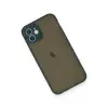 İphone 12 Mini Kılıf Montreal Silikon Kapak - Yeşil