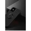 İphone 12 Mini Kılıf Range Yüzüklü Silikon - Siyah