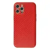 İphone 12 Pro Kılıf Coco Karbon Silikon - Kırmızı