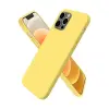 İphone 12 Pro Kılıf First Silikon - Sarı