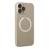 İphone 12 Pro Kılıf Jack Magneticsafe Lens Silikon - Gold
