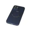 İphone 12 Pro Kılıf Jack Magneticsafe Lens Silikon - Lacivert