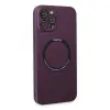 İphone 12 Pro Kılıf Jack Magneticsafe Lens Silikon - Mürdüm