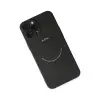 İphone 12 Pro Kılıf Jack Magneticsafe Lens Silikon - Siyah