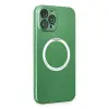 İphone 12 Pro Kılıf Jack Magneticsafe Lens Silikon - Yeşil