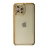 İphone 12 Pro Kılıf Joke Taşlı Silikon - Gold