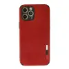 İphone 12 Pro Kılıf Loop Deri Silikon - Kırmızı