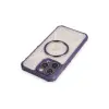 İphone 12 Pro Kılıf Prag Magneticsafe Kapak - Derin Mor