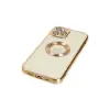 İphone 12 Pro Kılıf Slot Silikon - Gold