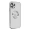 İphone 12 Pro Kılıf Slot Silikon - Gümüş
