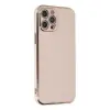 İphone 12 Pro Kılıf Volet Silikon - Pembe