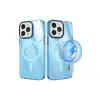 İphone 12 Pro Max Kılıf Beta Magneticsafe Silikon - Mavi