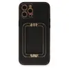 İphone 12 Pro Max Kılıf Coco Elit Kapak - Siyah